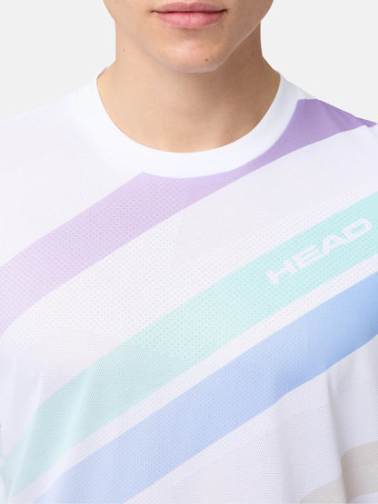 T-SHIRT HOMEM HEAD PRO WHITE/PRINT PERF