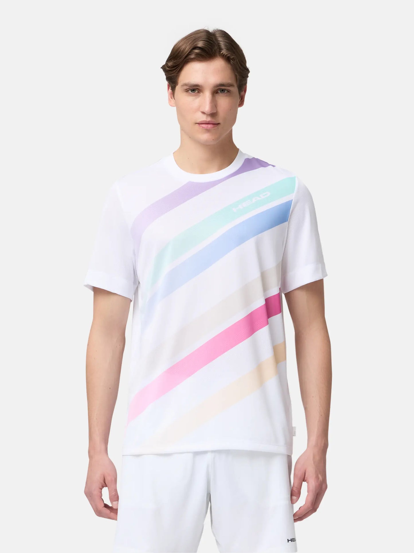 T-SHIRT HOMEM HEAD PRO WHITE/PRINT PERF