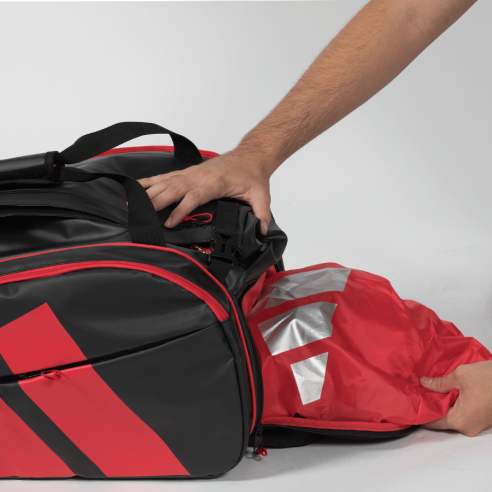 Cargue la imagen en el visor de la galería, PALETERO ADIDAS MULTIGAME NEGRO/ROJO 2026 DE ALE GALÁN
