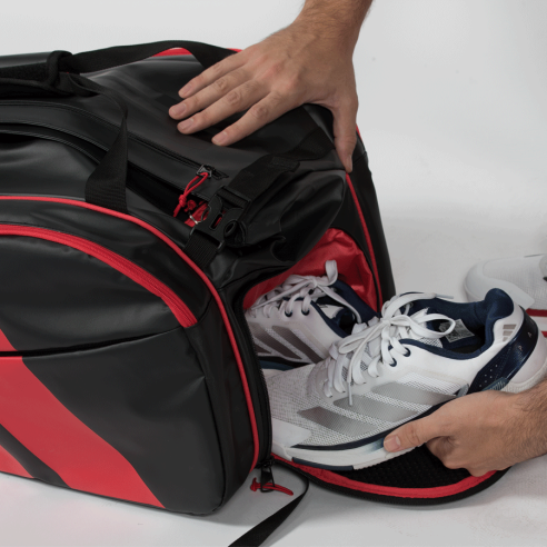 PALETERO ADIDAS MULTIGAME NEGRO/ROJO 2026 DE ALE GALÁN