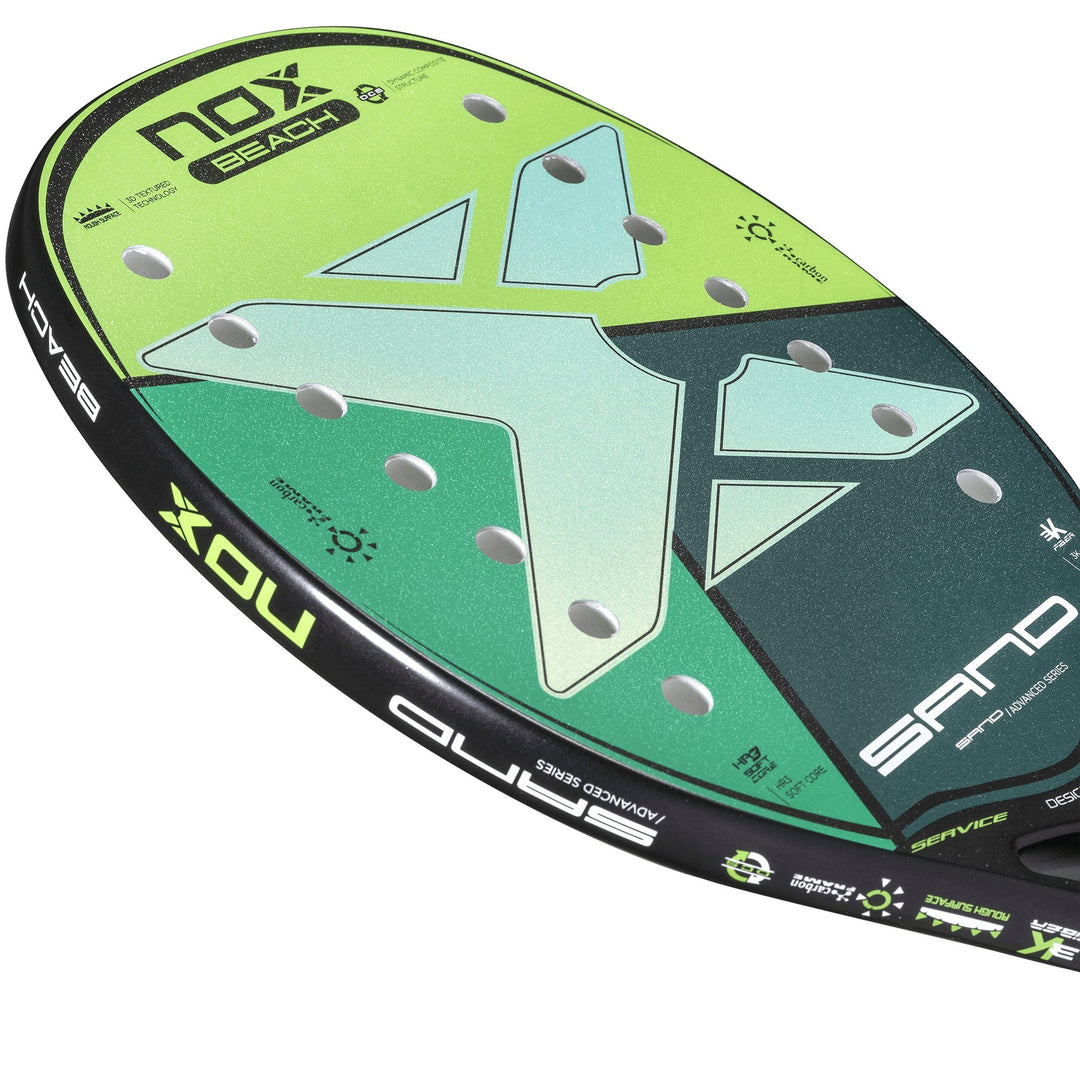 RAQUETE DE BEACH TENNIS NOX SAND GREEN