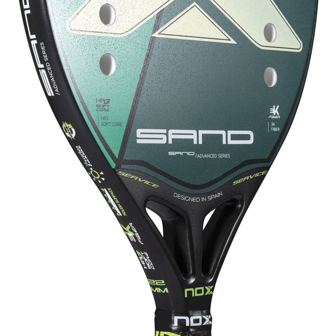 RAQUETE DE BEACH TENNIS NOX SAND GREEN