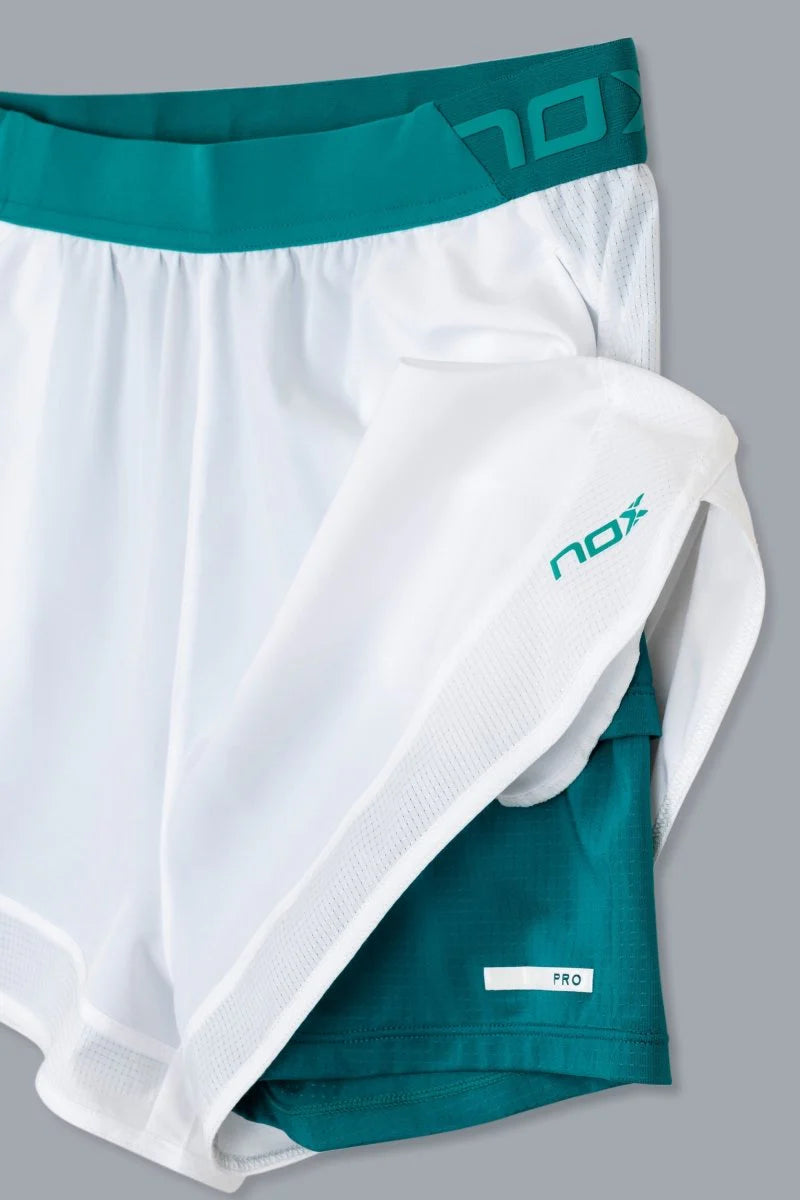 CALÇÃO MULHER NOX PRO White / Ivy Green