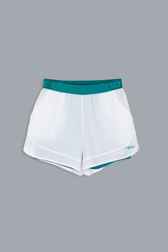 CALÇÃO MULHER NOX PRO White / Ivy Green