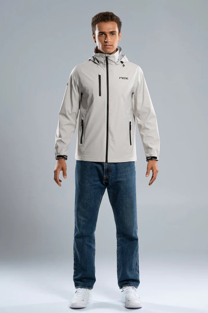 CASACO HOMEM NOX SOFTSHELL CINZA