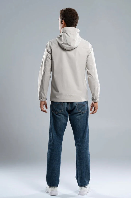 CASACO HOMEM NOX SOFTSHELL CINZA