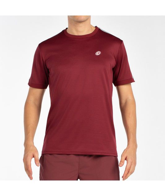 T-SHIRT HOMEM BULLPADEL ALDER BORDEAUX