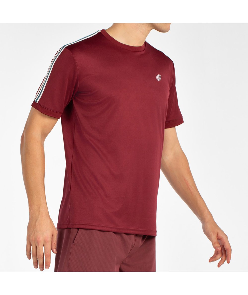 T-SHIRT HOMEM BULLPADEL ALDER BORDEAUX