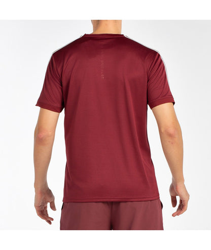 T-SHIRT HOMEM BULLPADEL ALDER BORDEAUX