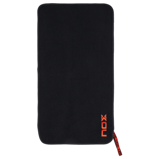 TOALHA PADEL NOX PRETO/VERMELHO 50x90cm