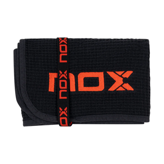 TOALHA PADEL NOX PRETO/VERMELHO 50x90cm