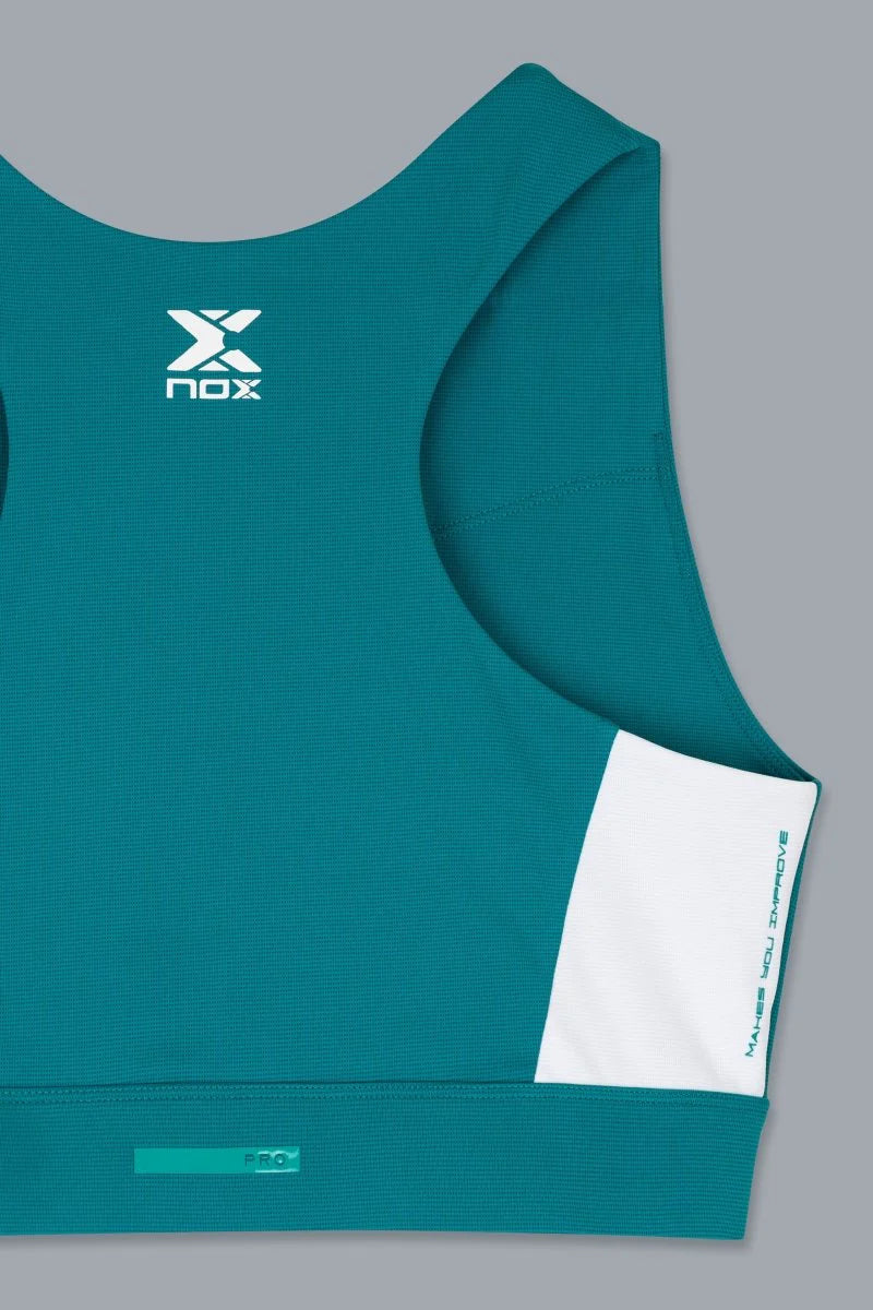 TOP MULHER NOX PRO CURTO IVY GREEN