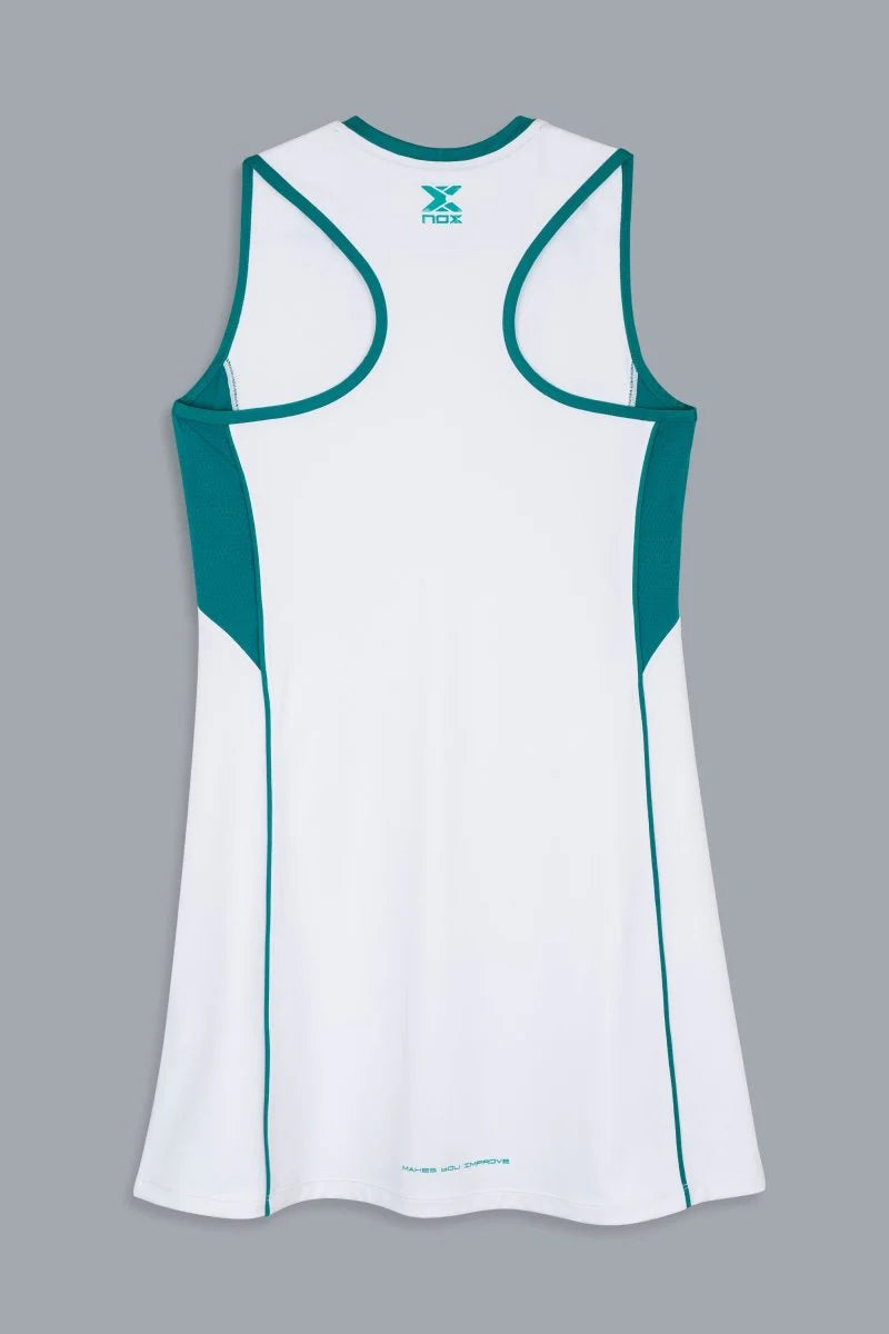 VESTIDO MULHER NOX PRO WHITE / IVY GREEN