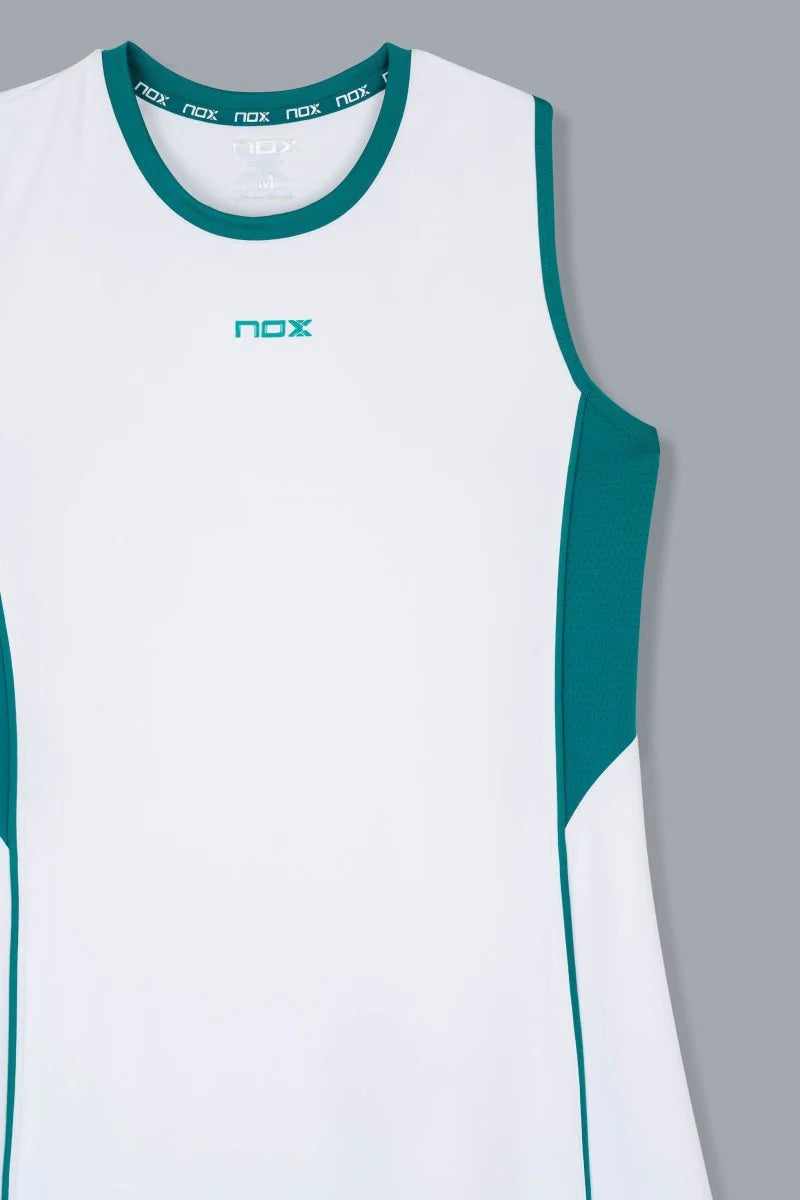 VESTIDO MULHER NOX PRO WHITE / IVY GREEN