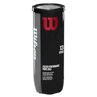 WILSON X3 SPEED PADEL BALL TUBE