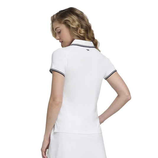 POLO MULHER WILSON TEAM BRIGHT WHITE