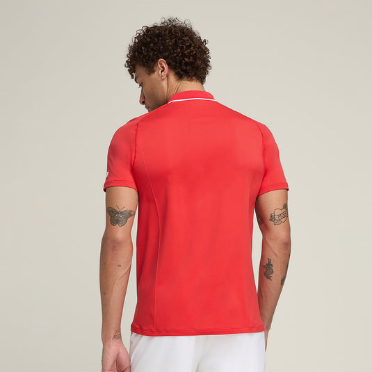 POLO HOMEM WILSON TEAM 2.0 VERMELHO