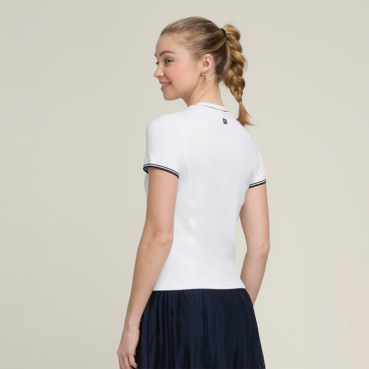 T-SHIRT MULHER WILSON TEAM SEAMLESS TEE BRIGHT WHITE