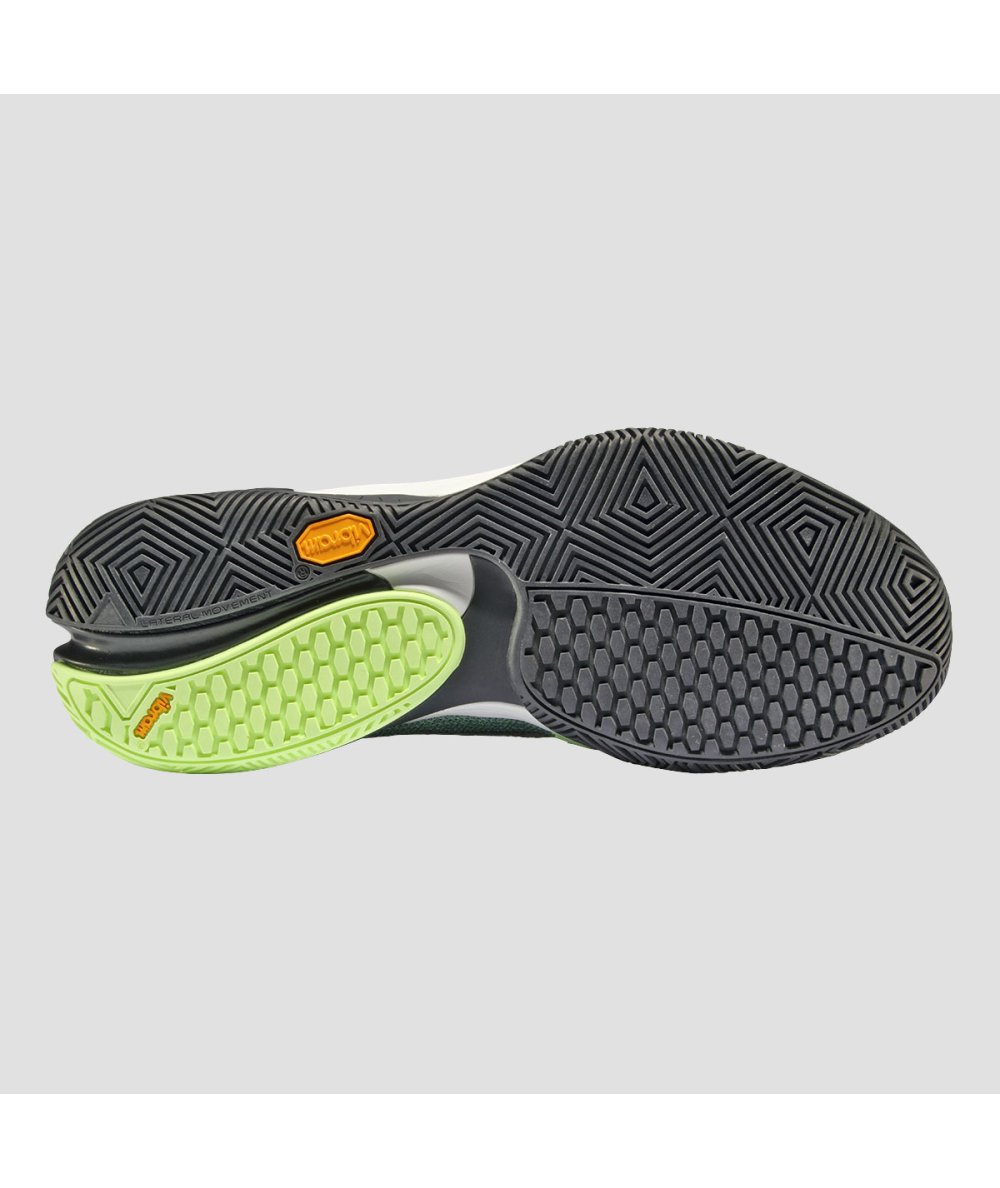 SAPATILHA DE PADEL HOMEM BULLPADEL HACK VIBRAM 24V AMARELO AZUFRE FLUOR