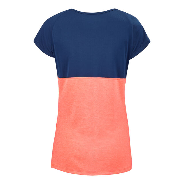 Carica immagine in Galleria Viewer, T-SHIRT MULHER BABOLAT PLAY FLUO STRIKE/ESTATE BLUE
