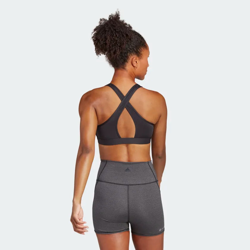 TOP SUTIÃ DE MULHER ADIDAS DE SUSTENTAÇÃO INTERMÉDIA POWERREACT