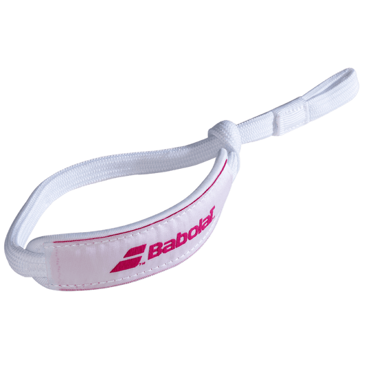 CORREIA PARA RAQUETE DE PADEL BABOLAT WRIST STRAP ROSA/BRANCO