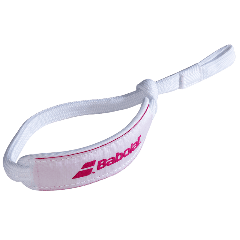 Carica immagine in Galleria Viewer, CORREIA (WRISTBAND CORD) PARA RAQUETE DE PADEL BABOLAT WRIST STRAP Rosa/Branco
