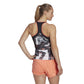 TOP DE ALÇAS MULHER ADIDAS CLUB GRAPH BRANCO/PRETO