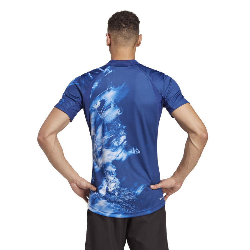 Laden Sie das Bild in Galerie -Viewer, POLO HOMEM ADIDAS FREELIFT HEAT.RDY MELBOURNE AZUL
