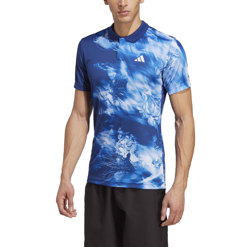 Laden Sie das Bild in Galerie -Viewer, POLO HOMEM ADIDAS FREELIFT HEAT.RDY MELBOURNE AZUL
