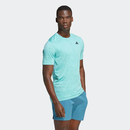 T-SHIRT HOMEM ADIDAS FREELIFT AZUL