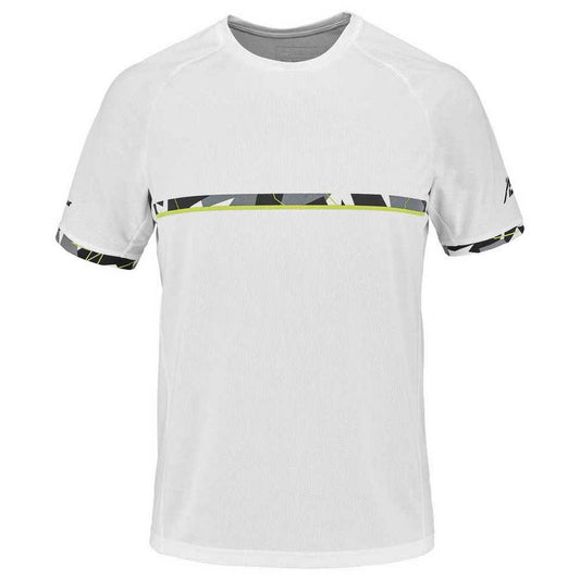 T-SHIRT HOMEM BABOLAT AERO CREW TEE BRANCO