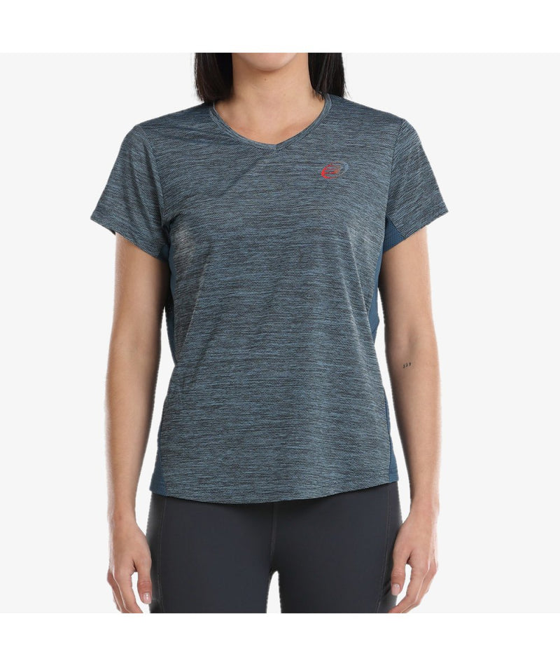 Abrir imagem na galeria, T-SHIRT MULHER BULLPADEL DILUI AZUL GLACIAR
