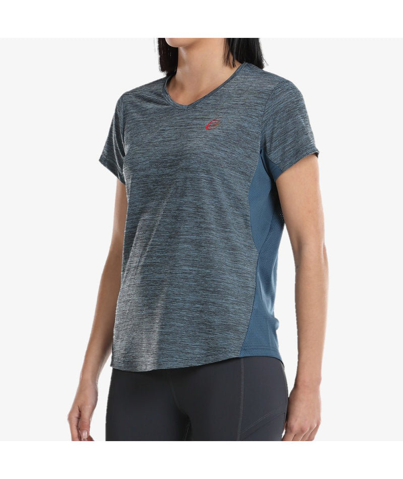 Abrir imagem na galeria, T-SHIRT MULHER BULLPADEL DILUI AZUL GLACIAR
