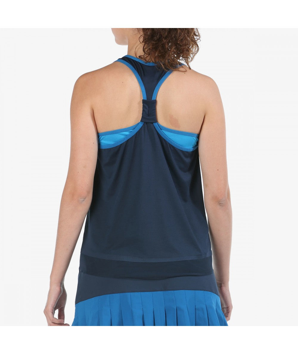 TOP DE ALÇAS MULHER BULLPADEL EUSEBE AZUL