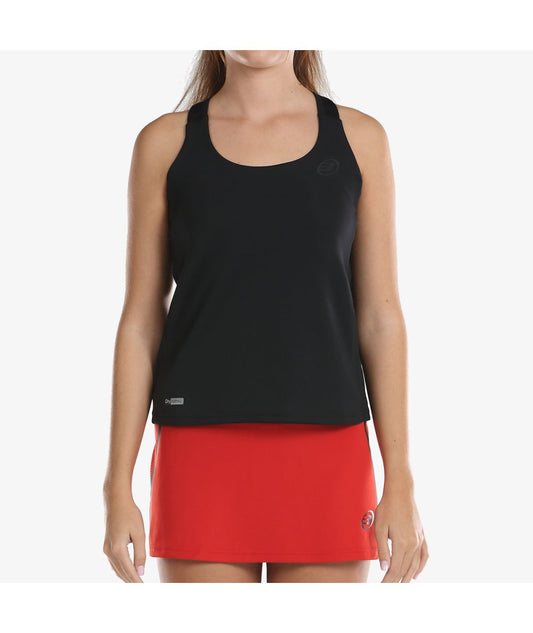 TOP DE ALÇAS MULHER BULLPADEL ORLAS NEGRO