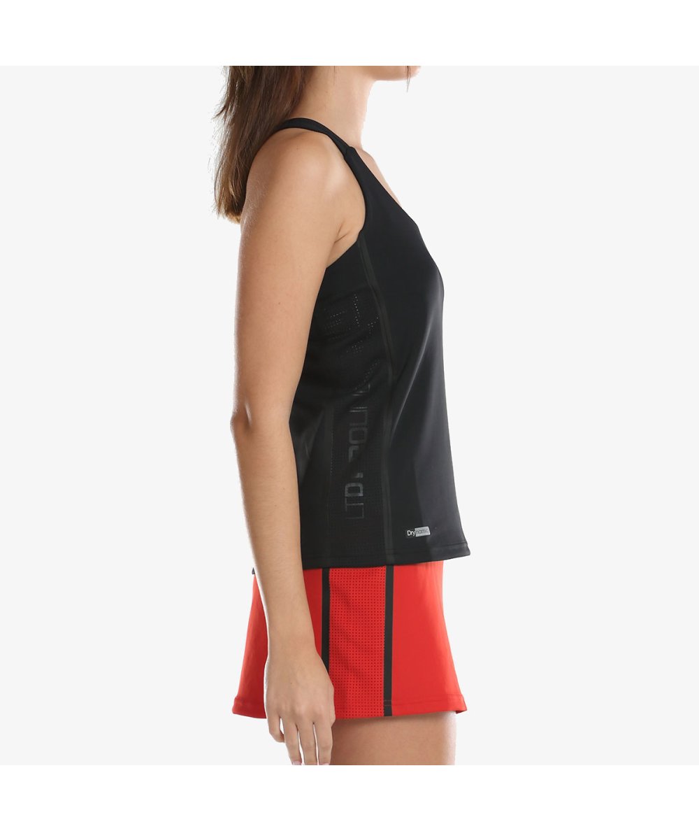 TOP DE ALÇAS MULHER BULLPADEL ORLAS NEGRO