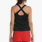 TOP DE ALÇAS MULHER BULLPADEL ORLAS NEGRO