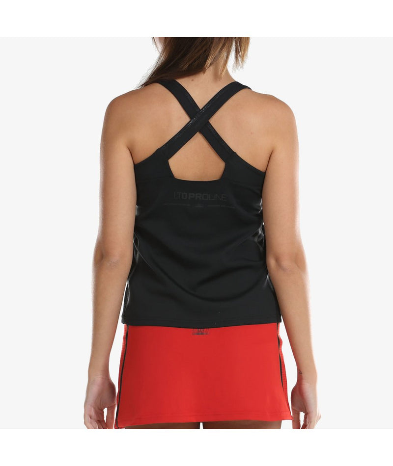 Carica immagine in Galleria Viewer, TOP DE ALÇAS MULHER BULLPADEL ORLAS NEGRO
