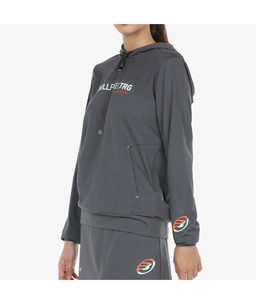 SWEATSHIRT MULHER BULLPADEL TONAL CINZA